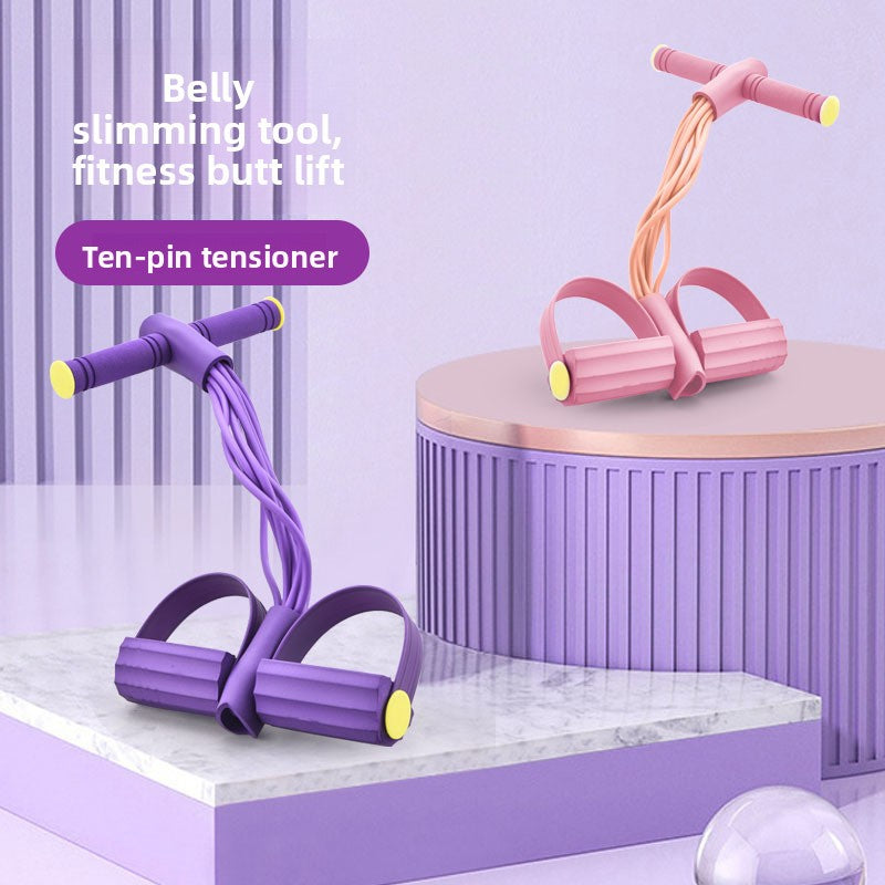 Elastic Resistance Bands for Home Yoga and Fitness