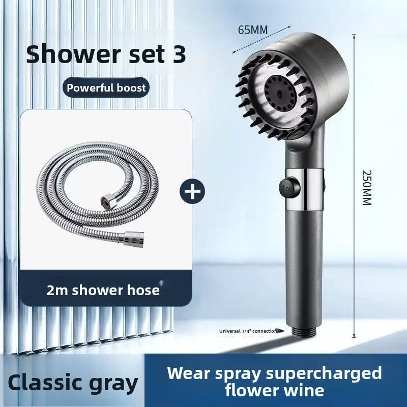 Pressurized Filter Shower Head with Thermostatic Control