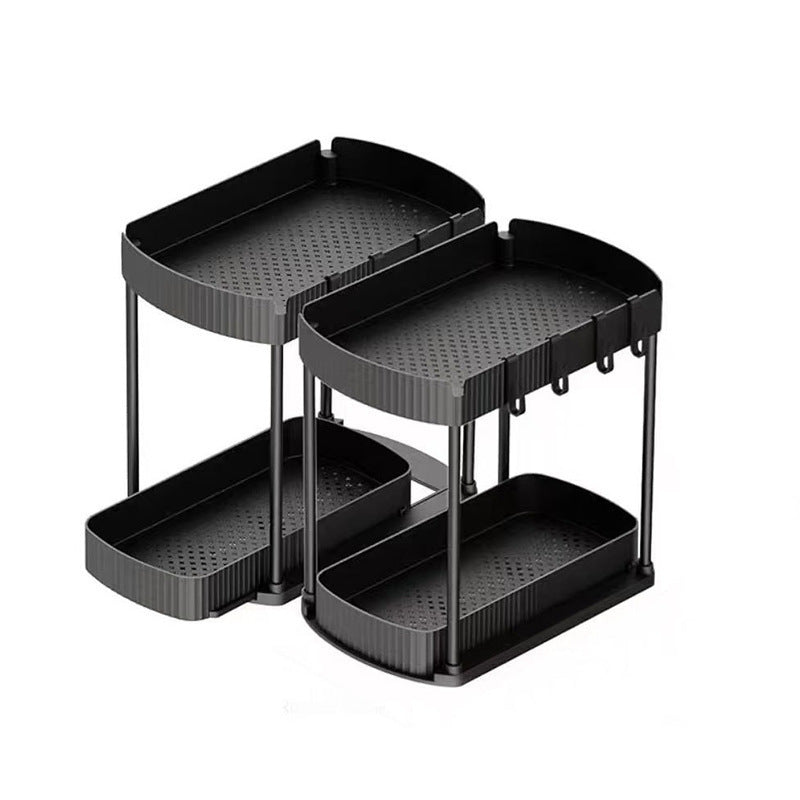 Kitchen Pull-Out Storage Rack Organizer