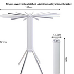 Freestanding Folding Clothes Drying Rack