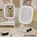 Smart LED Makeup Mirror with Storage