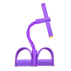 Multifunctional Leg Pedal Elastic Rope Sit-Ups Resistance Rope Fitness Four-Tube Tensioner