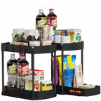 Kitchen Pull-Out Storage Rack Organizer