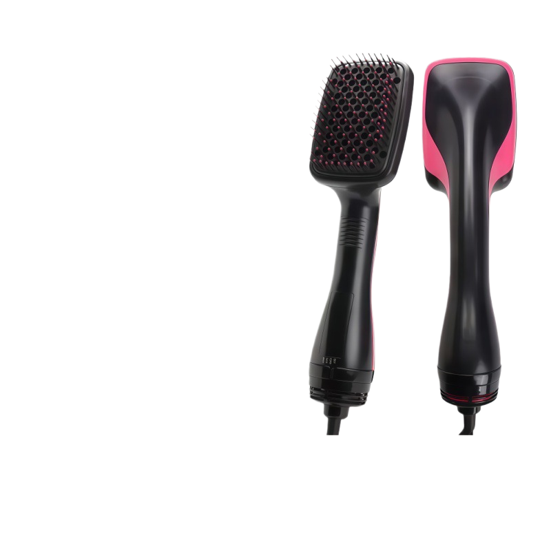 Two-in-One Hot Air Styling Comb for Straight and Curly Hair