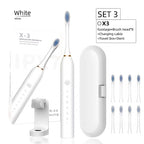 Electric toothbrush couple set for adults