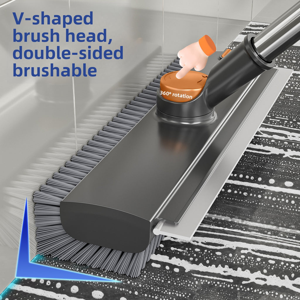 Household Hard-Bristled Floor Cleaning Brush