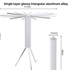 Freestanding Folding Clothes Drying Rack