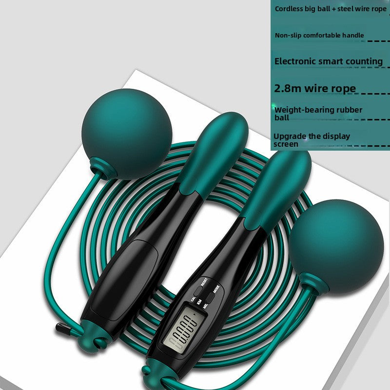 Intelligent Cordless Counting Skipping Rope with Weighted Ball