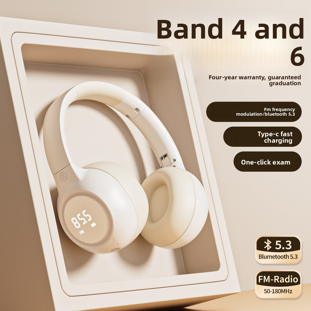Headphones with FM Radio and Bluetooth