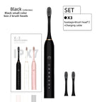 Electric toothbrush couple set for adults