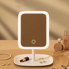 Smart LED Makeup Mirror with Storage