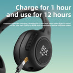 Headphones with FM Radio and Bluetooth