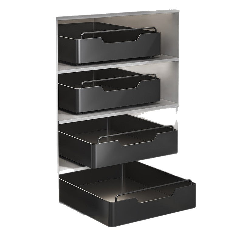 Pull-Out Cabinet Storage Basket Organizer
