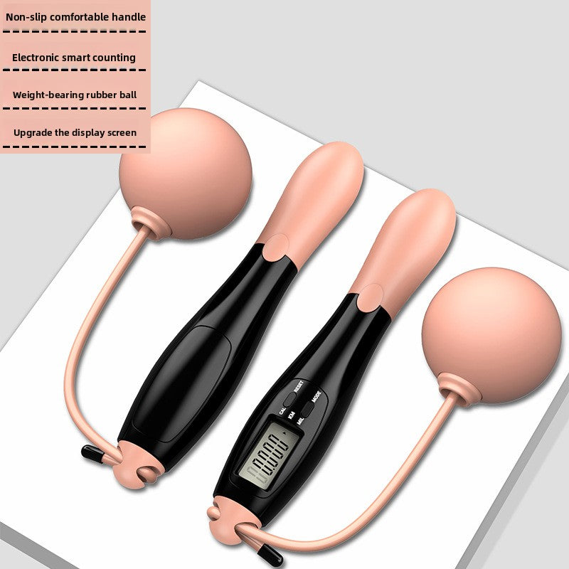 Intelligent Cordless Counting Skipping Rope with Weighted Ball
