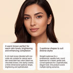 Waterproof BrowEase Eyebrow Powder Stamp Set