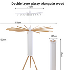 Freestanding Folding Clothes Drying Rack