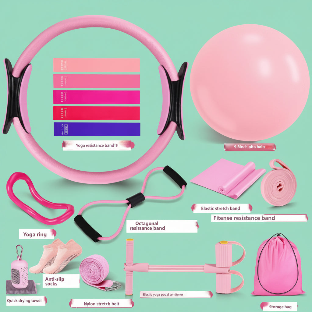 Xxence Core Kit - Pilates Ring Set with Resistance Band