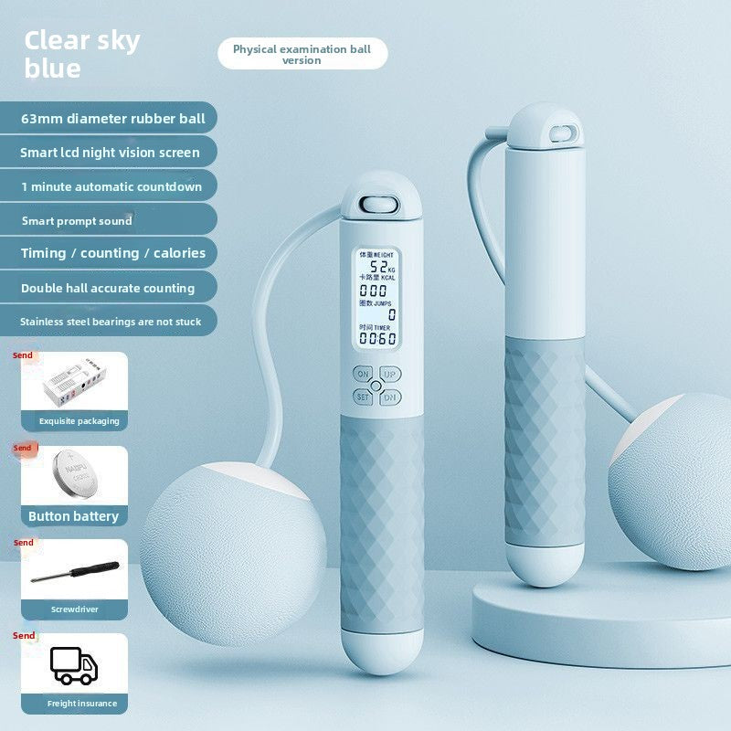 cordless skipping rope - Intelligent electronic counting sports equipment