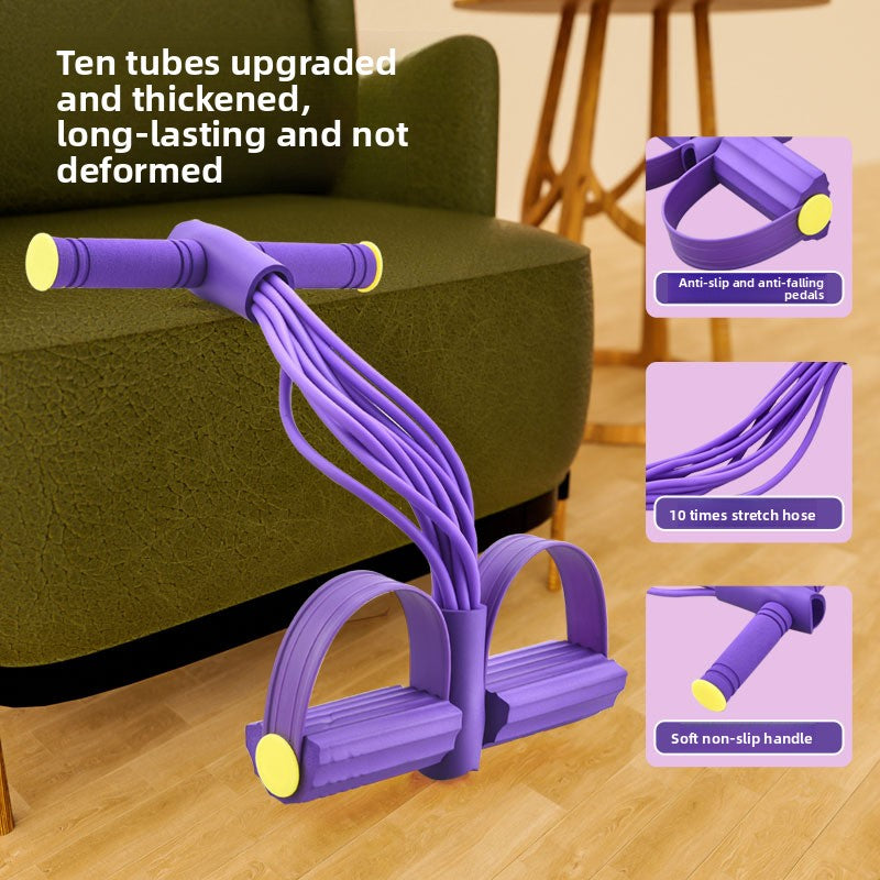 Elastic Resistance Bands for Home Yoga and Fitness