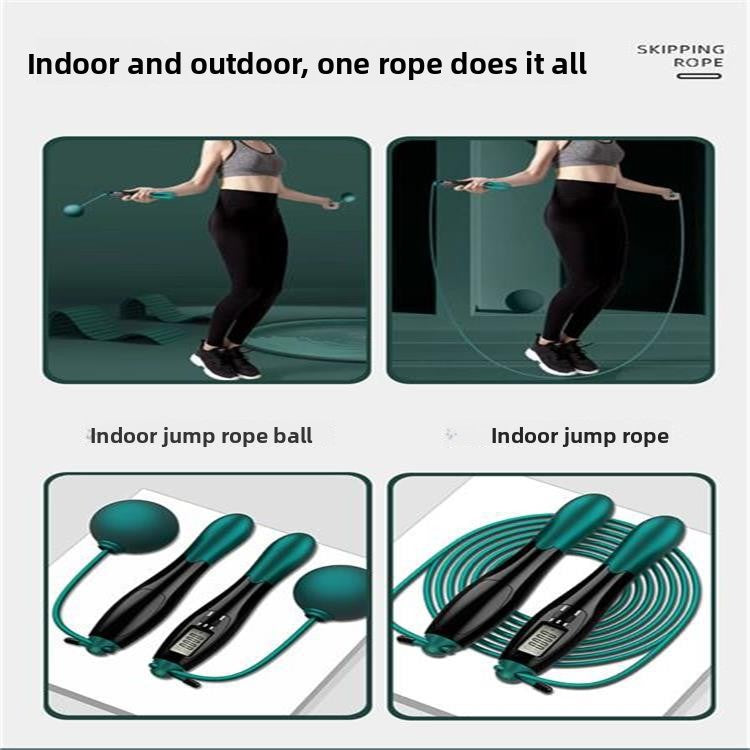 Intelligent Cordless Counting Skipping Rope with Weighted Ball