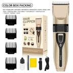 Rechargeable Hair Clipper with Stainless Steel Blades