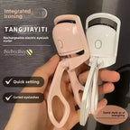 Electric Heated Eyelash Curler - Portable Makeup Tool