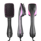 Two-in-One Hot Air Styling Comb for Straight and Curly Hair