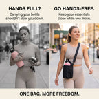 Magnetic Crossbody Water Bottle Bag