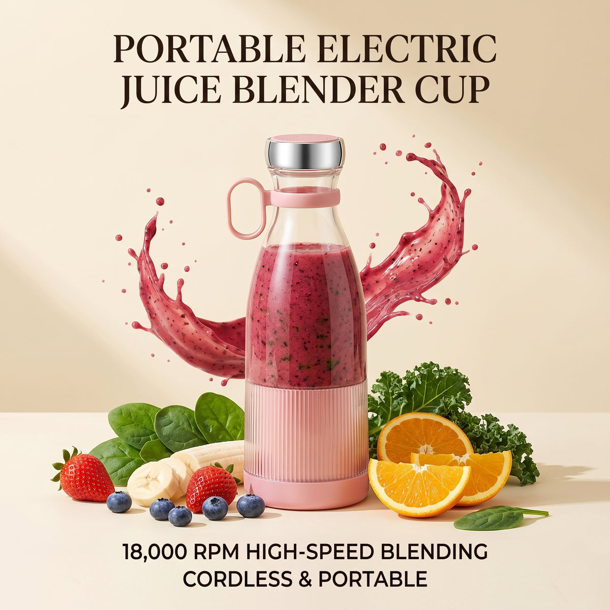 Portable Electric Juice Blender Cup