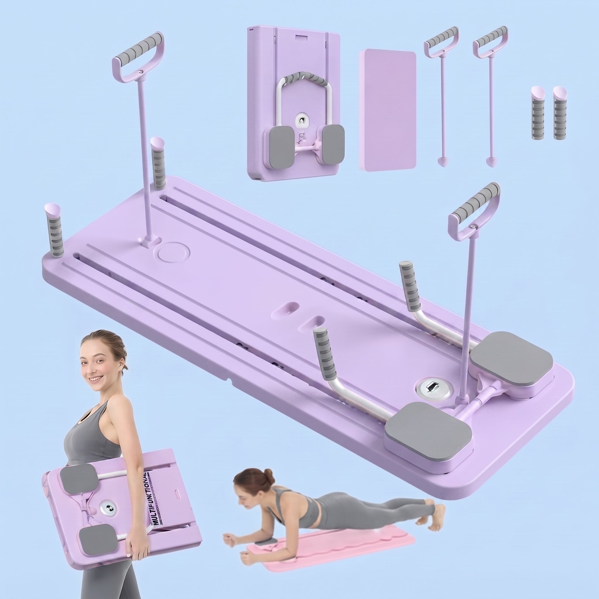 Xxence Corebase Reformer™ — 4-in-1 Balance & Core Pilates Board.
