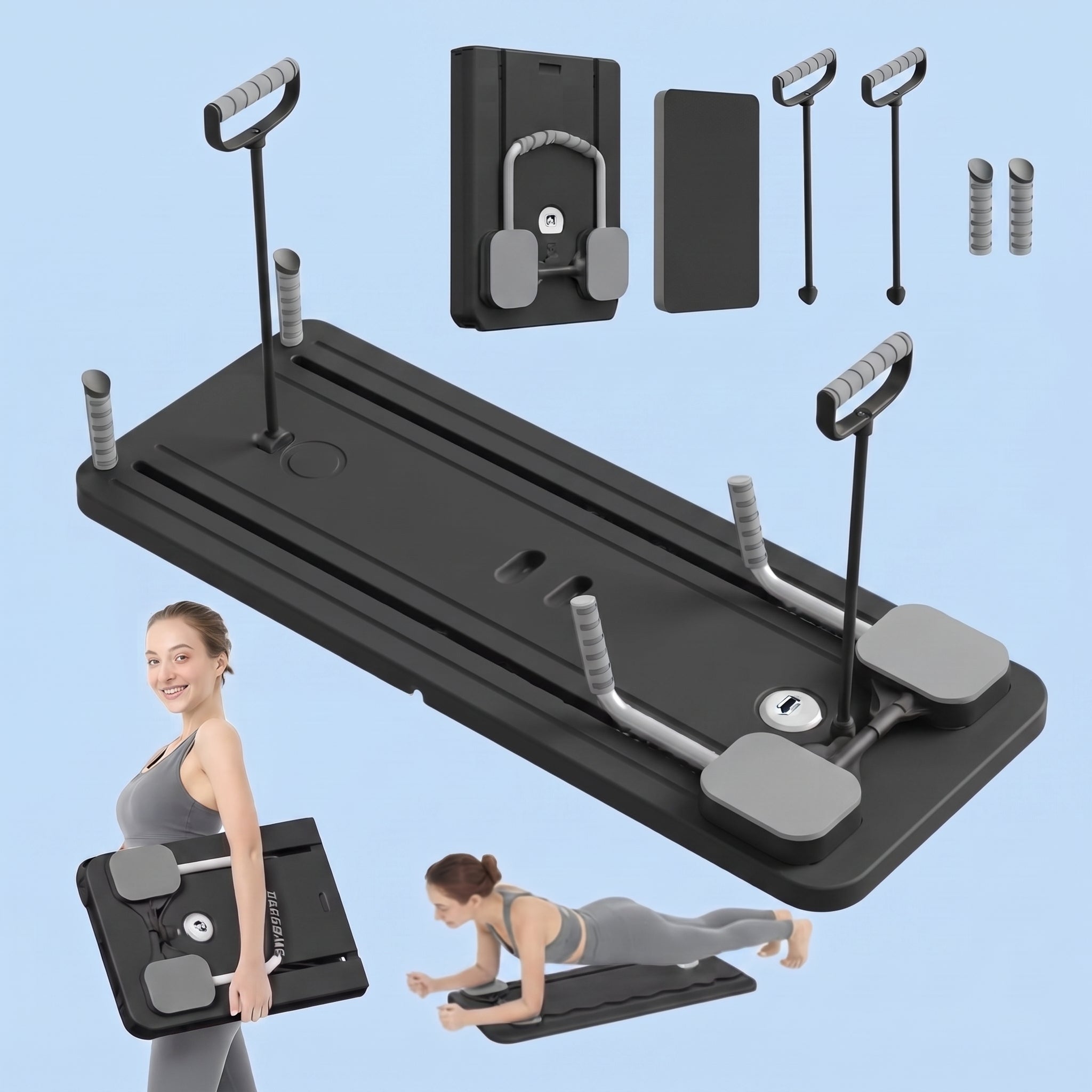 Xxence Corebase Reformer™ — 4-in-1 Balance & Core Pilates Board.