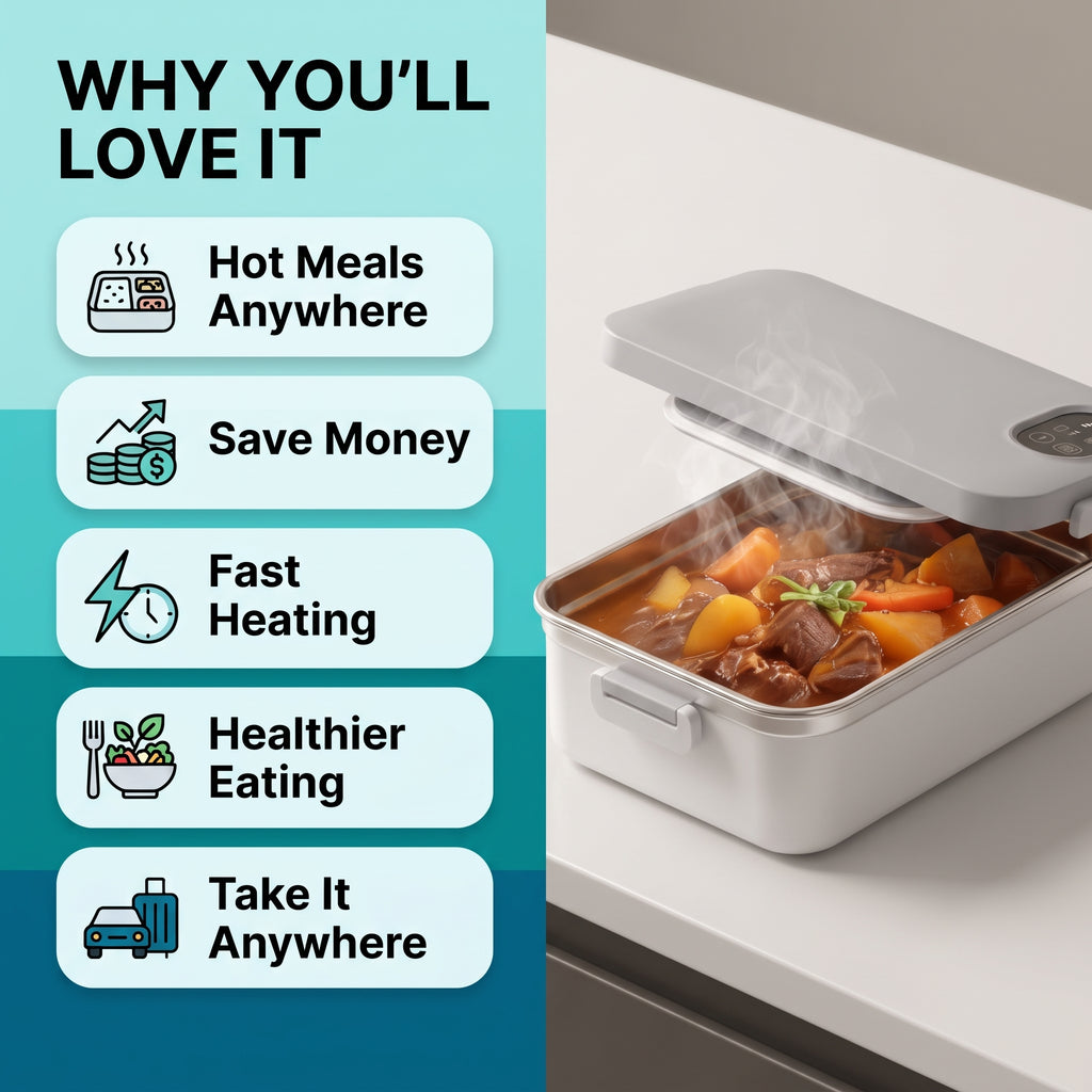 Heat Box Pro - Electric Heating Lunch Box