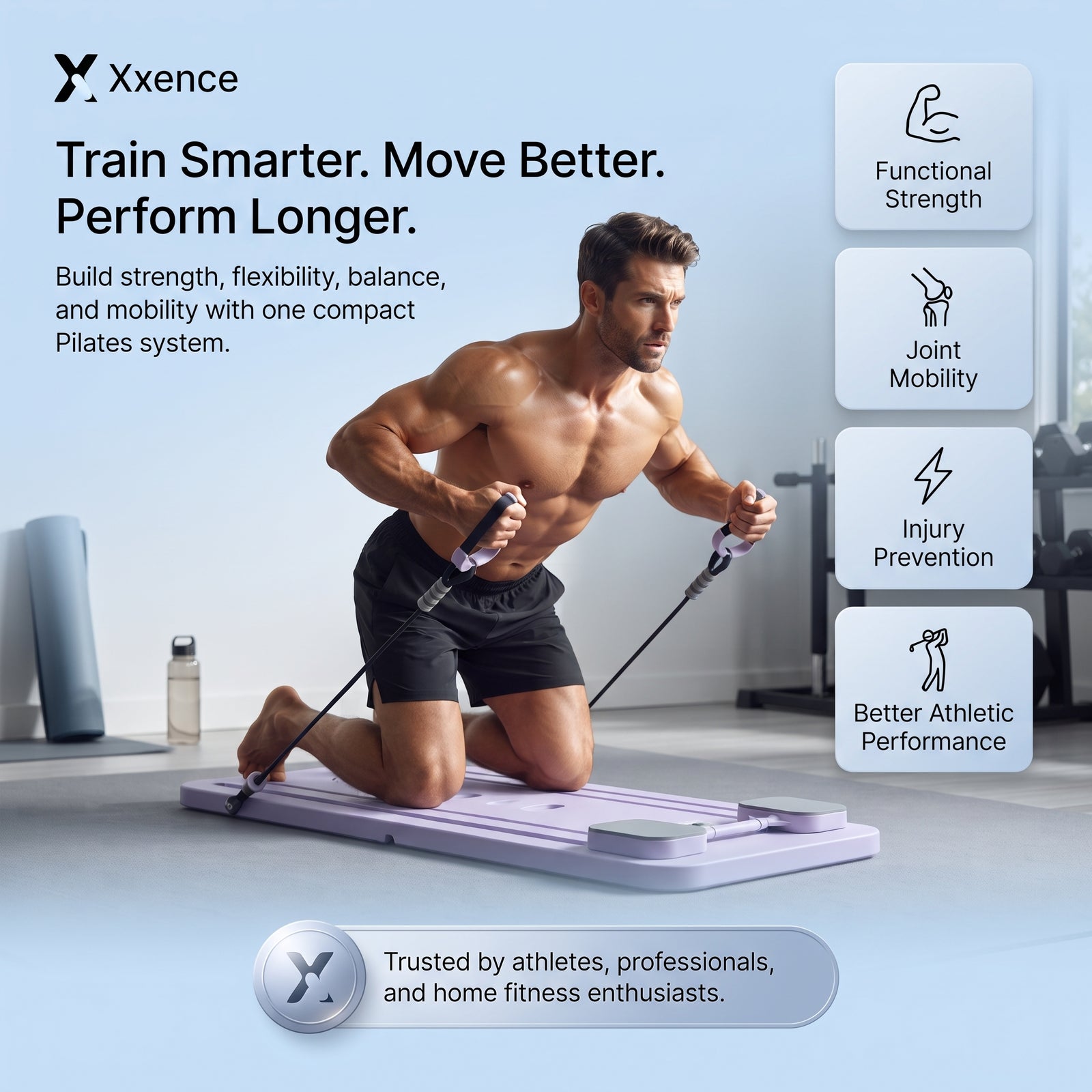 Build strength, mobility, and core stability with one compact Corebase Training system.