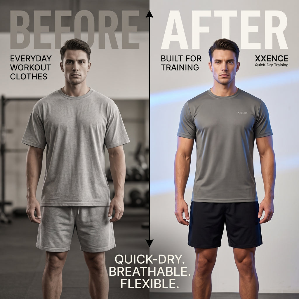 Quick Dry Fitness Training Short Sleeve Set