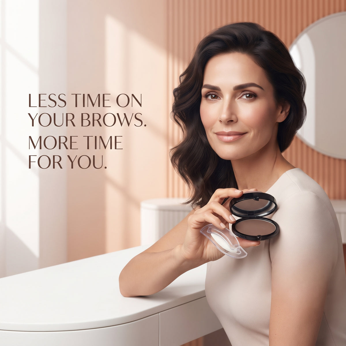 Waterproof BrowEase Eyebrow Powder Stamp Set