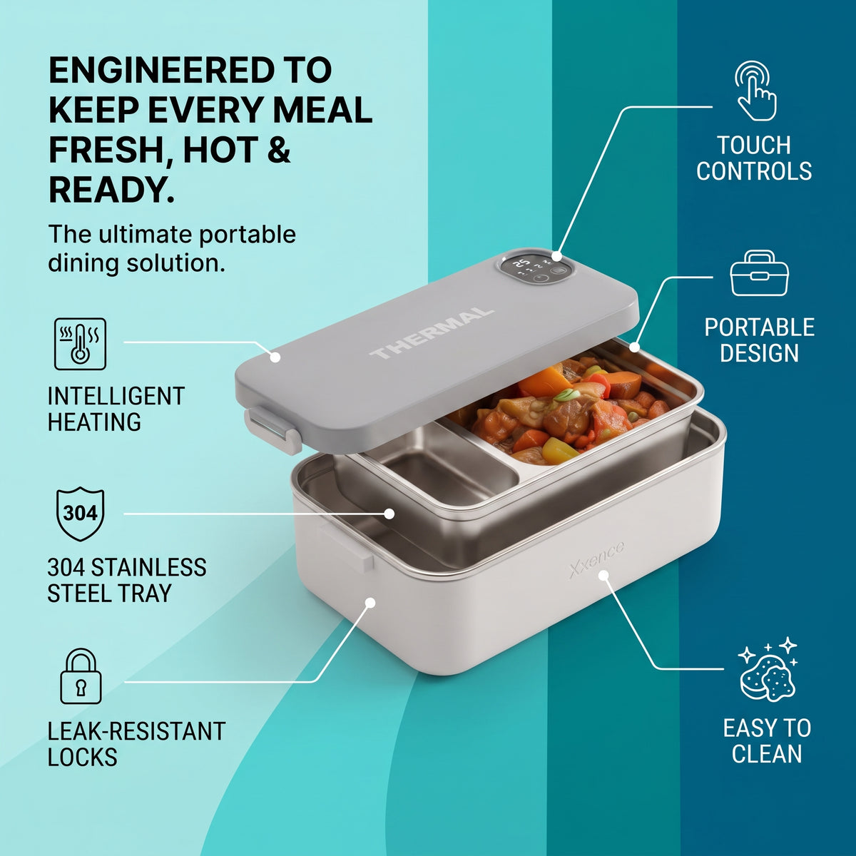 Heat Box Pro - Electric Heating Lunch Box