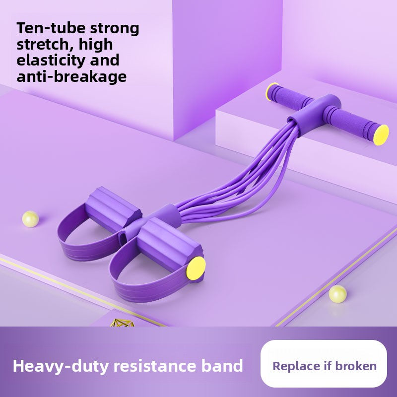 Elastic Resistance Bands for Home Yoga and Fitness