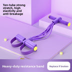 Elastic Resistance Bands for Home Yoga and Fitness
