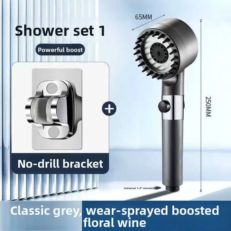 Pressurized Filter Shower Head with Thermostatic Control
