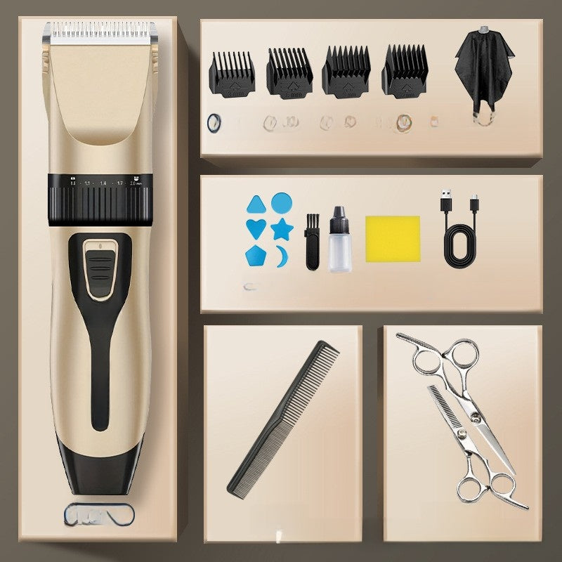 Rechargeable Hair Clipper with Stainless Steel Blades