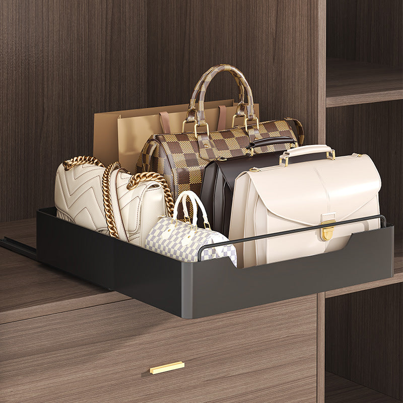 Pull-Out Cabinet Storage Basket Organizer