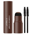Eyebrow Powder Stamp Kit with Brush and Pencil