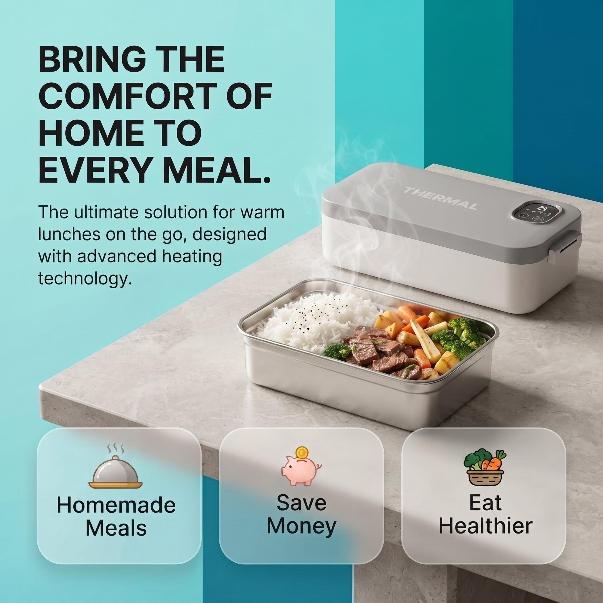 Heat Box Pro - Electric Heating Lunch Box