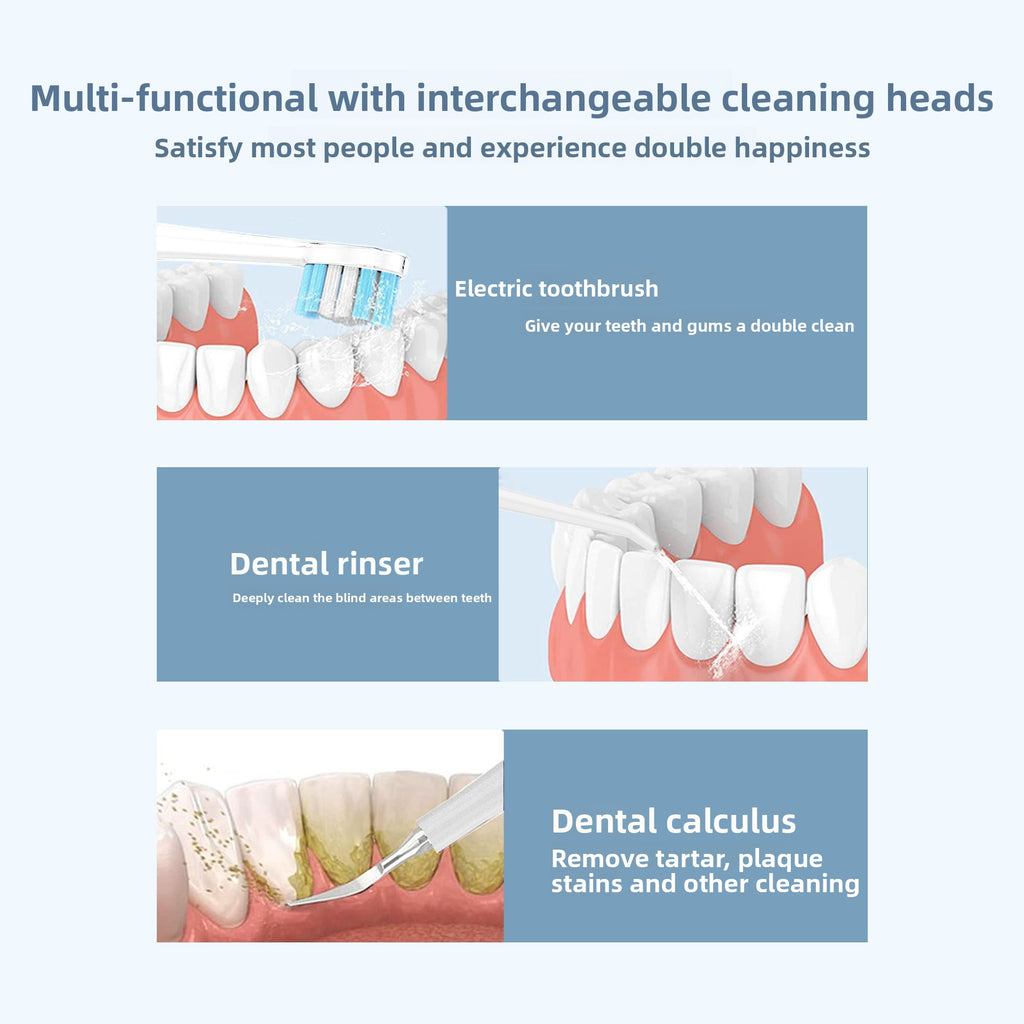 Handheld Oral Irrigator with Electric Toothbrush