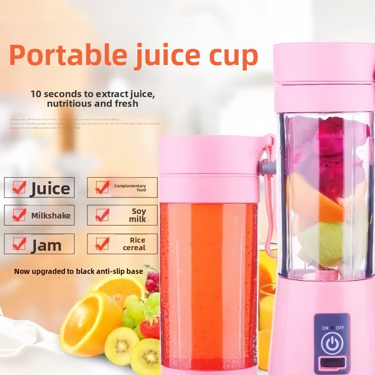 Portable Electric Juicer Cup Cordless Blender for Fruit Juice