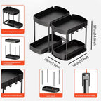 Kitchen Pull-Out Storage Rack Organizer