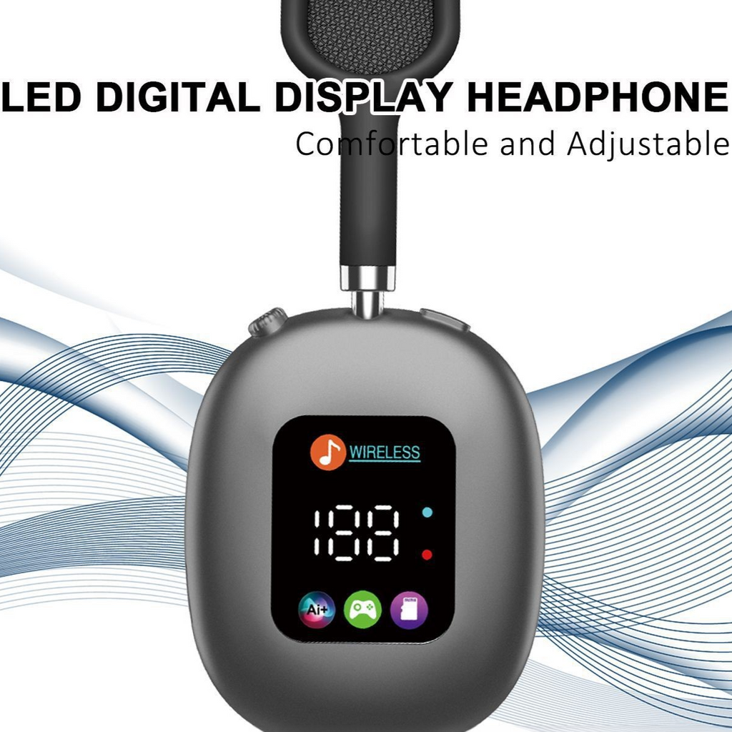 Led Display - Bluetooth Headphones
