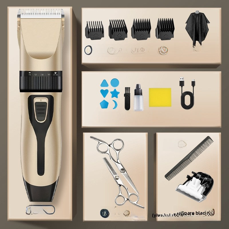 Rechargeable Hair Clipper with Stainless Steel Blades