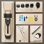 Rechargeable Hair Clipper with Stainless Steel Blades