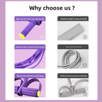 Elastic Resistance Bands for Home Yoga and Fitness